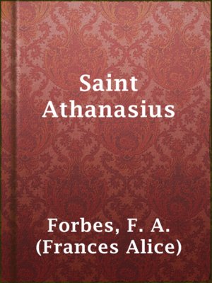 cover image of Saint Athanasius